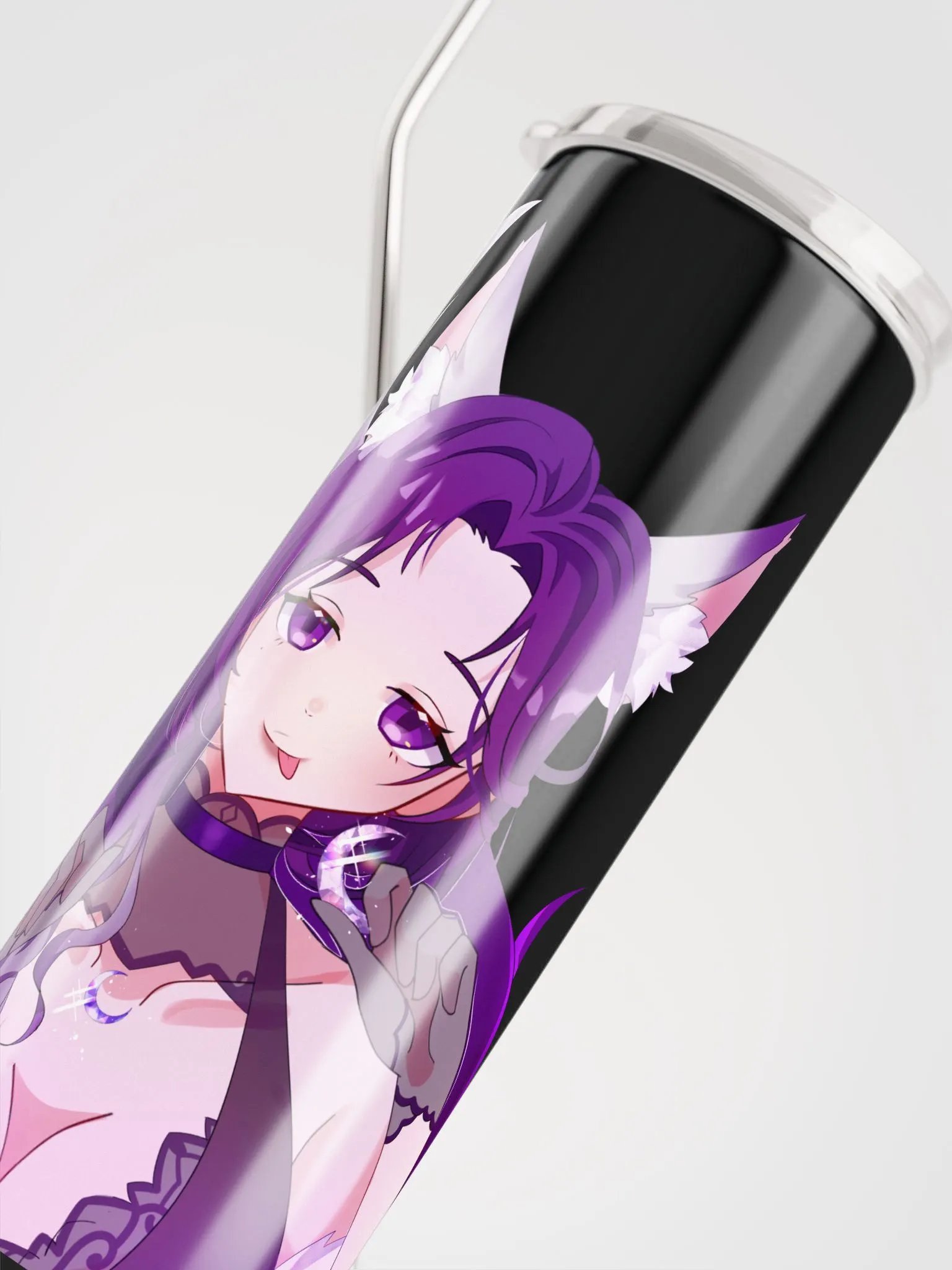 Alpha_Wolf_Luna 20oz Steel Tumbler product image (5)