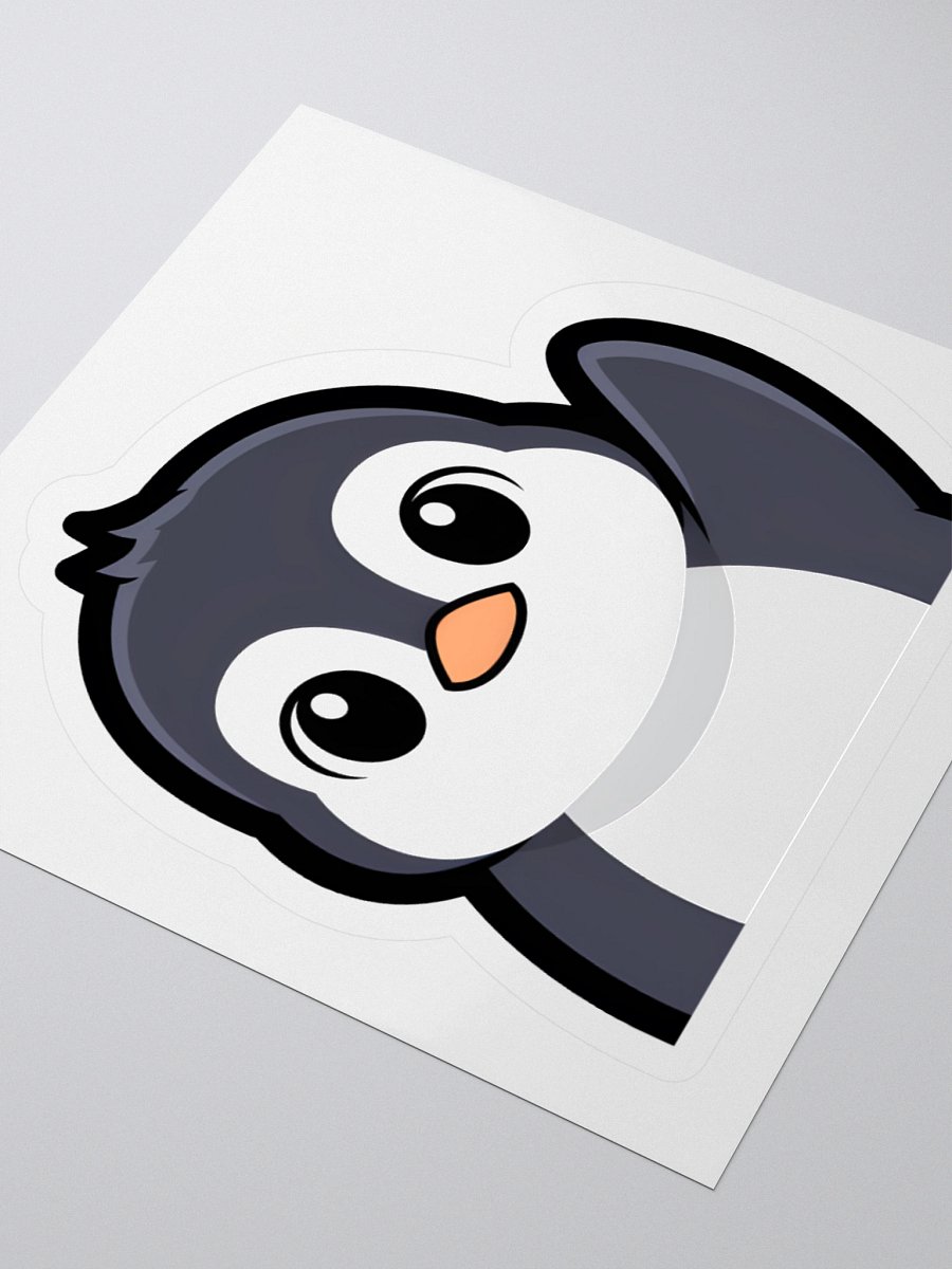Penguin Waving Kiss Cut Stickers product image (3)