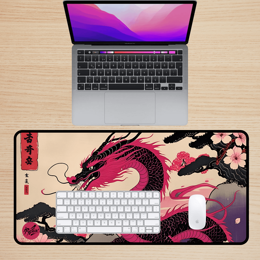 Ryoshin - Vibrant Spirit (Kassei no Tamashii), Ancient Ryū Collection, Desk Mat product image (4)