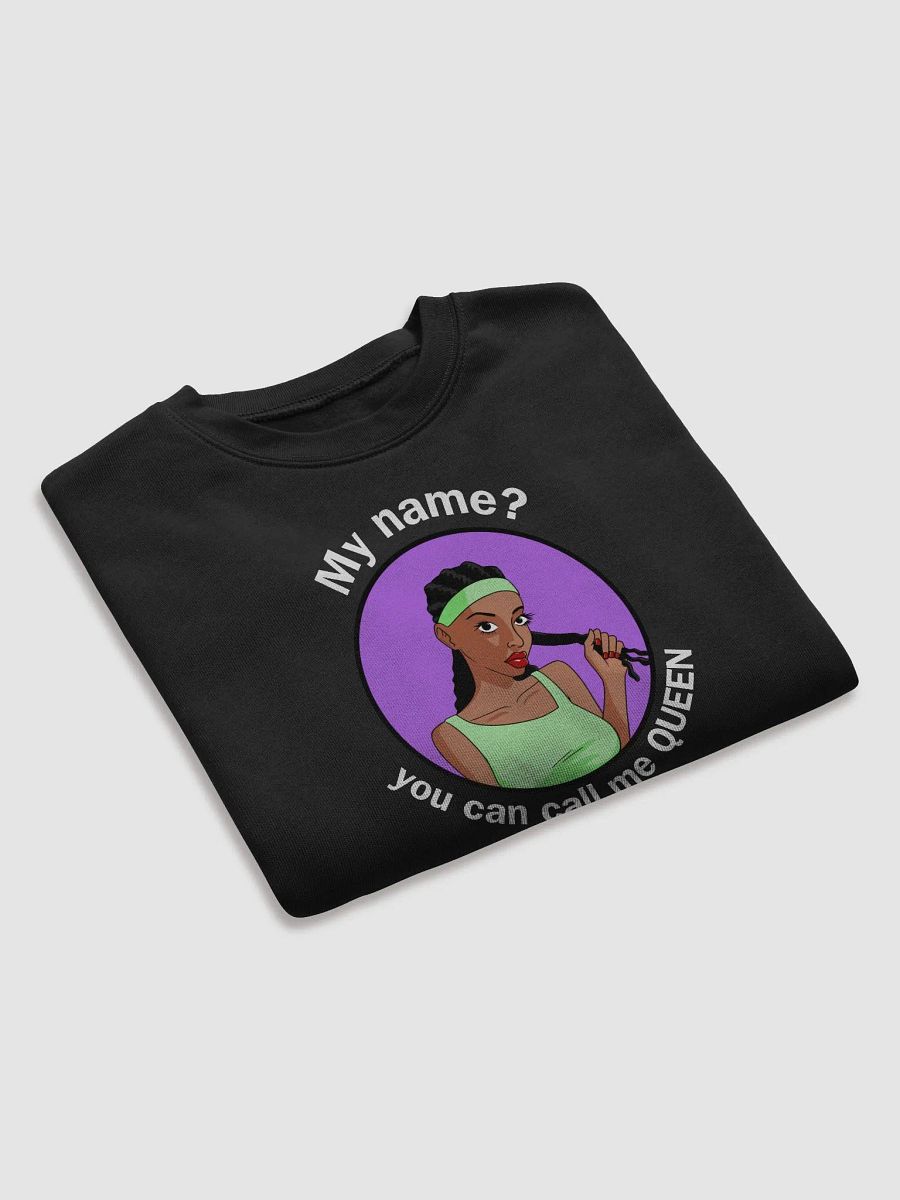 You Can Call Me Queen - CROP sweatshirt, raw hem product image (9)