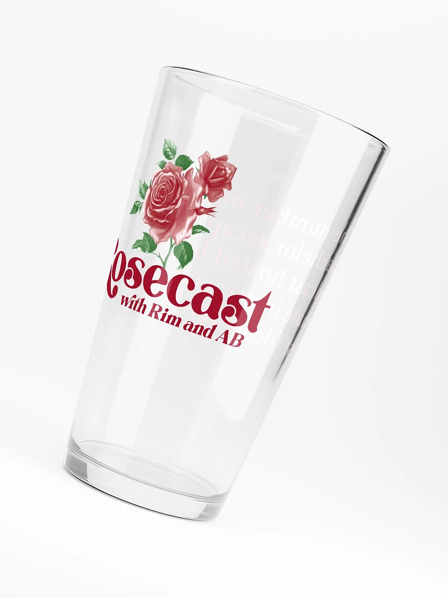 Retro Rose Pint Glass product image (6)