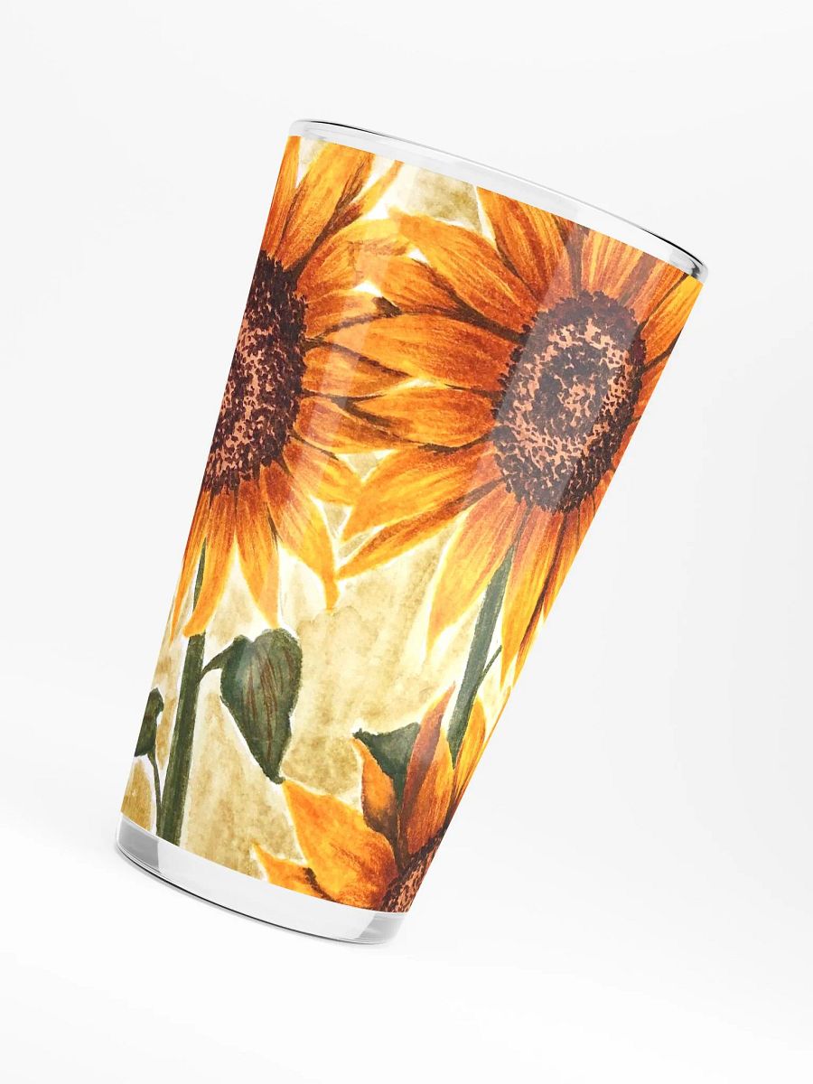 SUNFLOWERS pint glass product image (6)