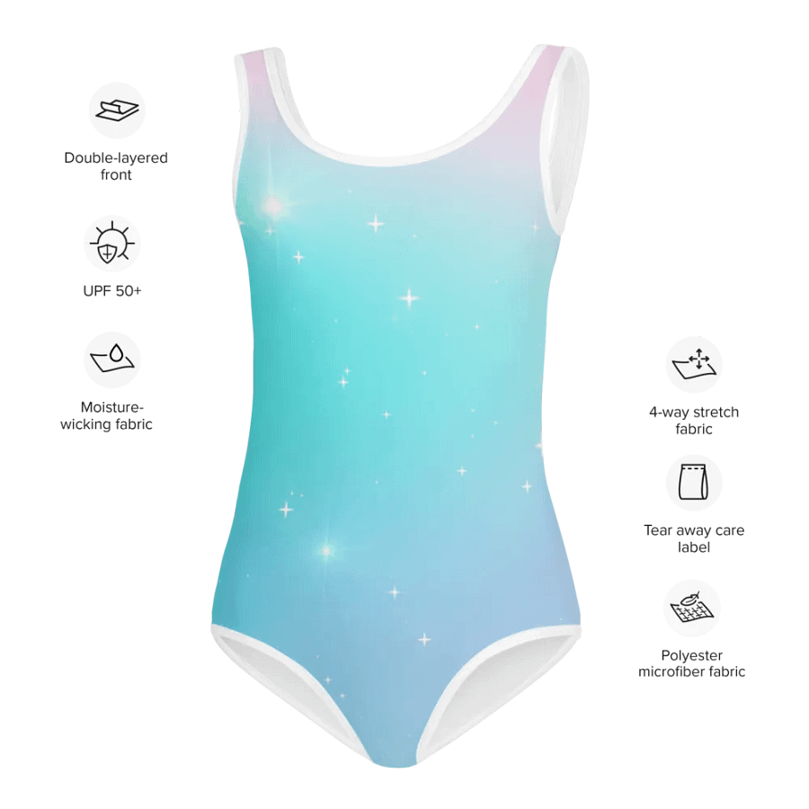 Starry Dreams All-Over Kids Swimsuit product image (12)