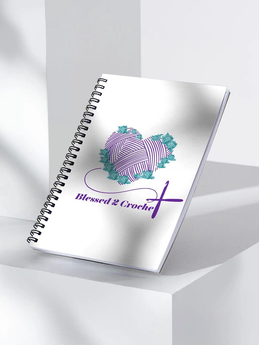 Blessed2Crochet Logo Journal product image (3)
