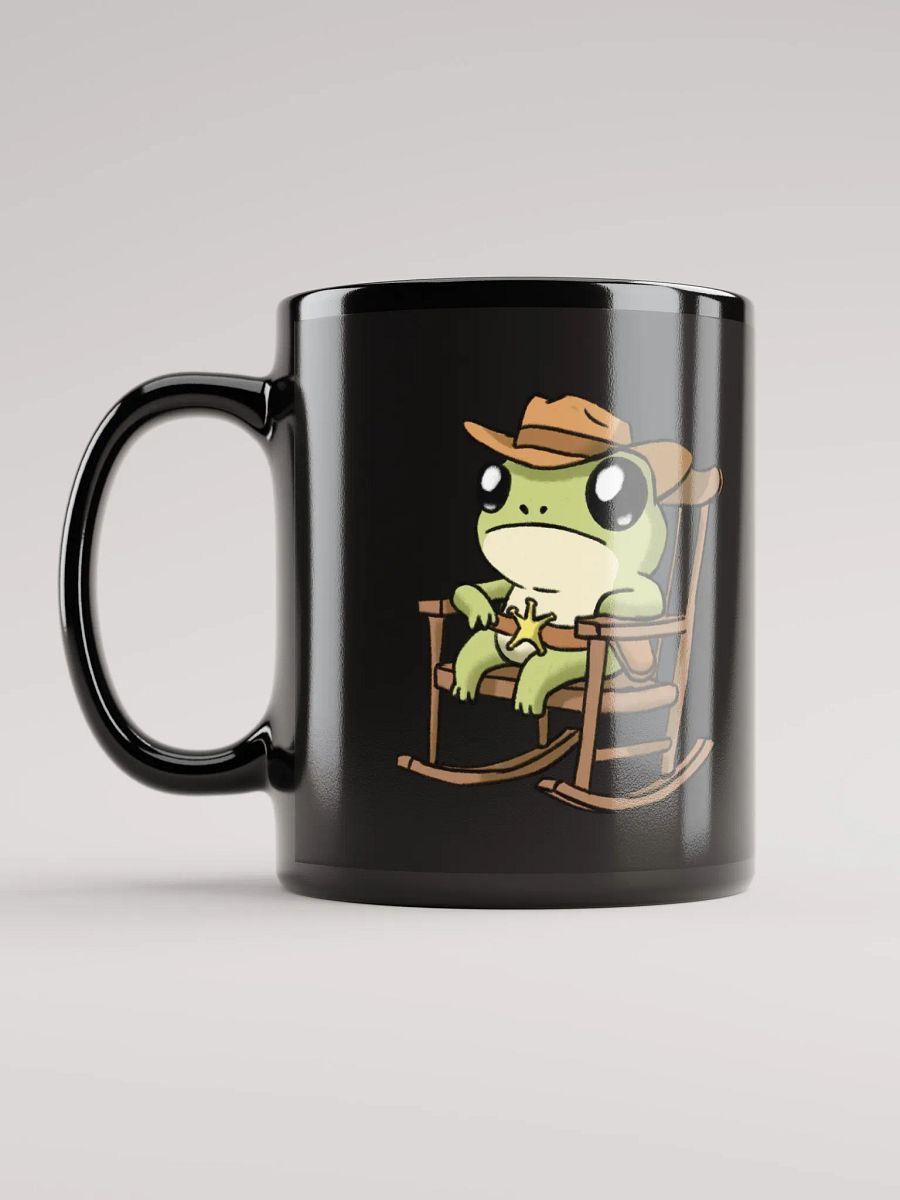 Cowboy Frog - Tumbleweeds Mug Black product image (4)