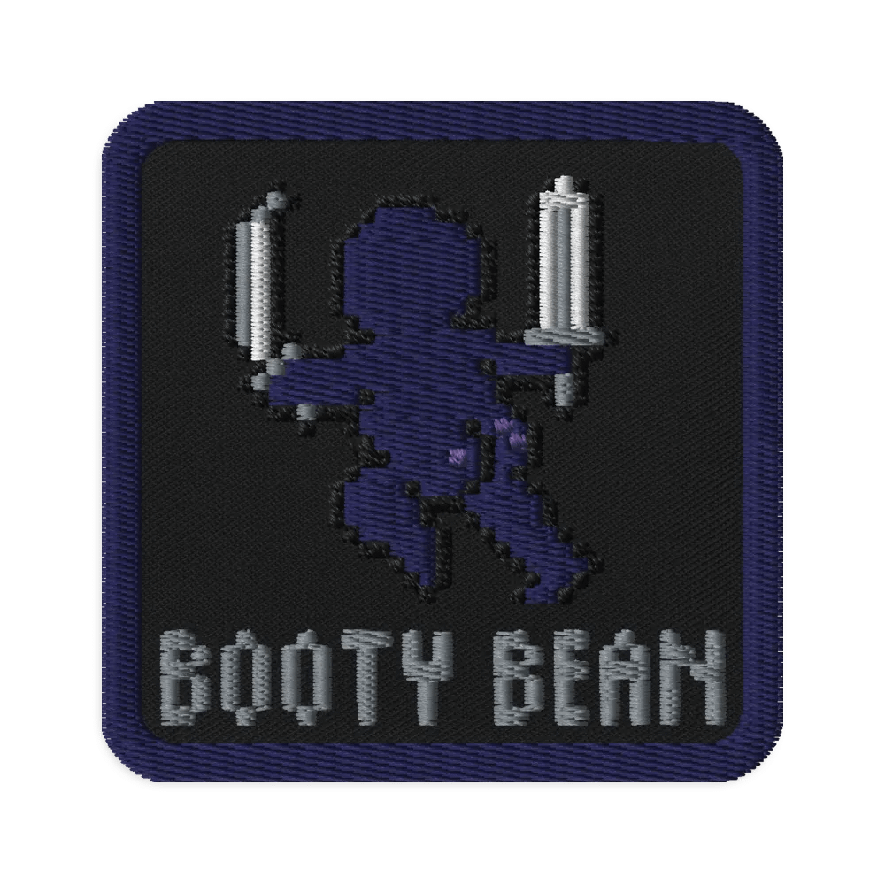 Booty Bean Embroidered Patch product image (1)