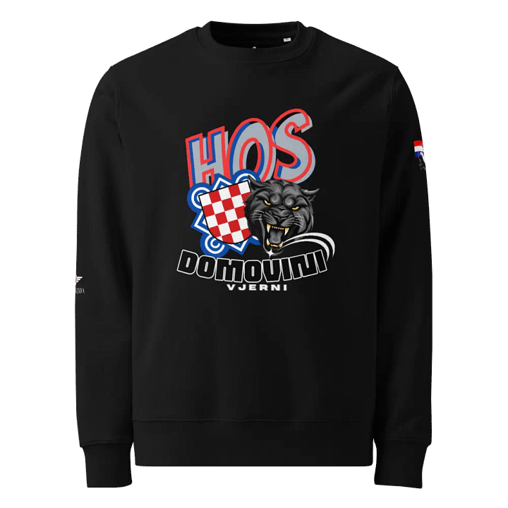 HOS DOMOVINI VJERNI Organic Man Sweatshirt product image (1)