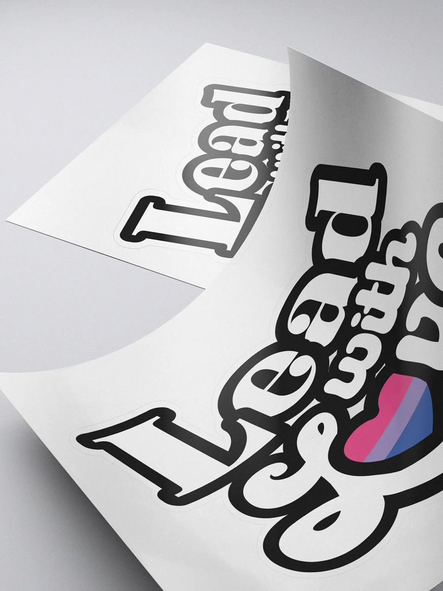 Lead With Love Sticker: Bisexual product image (4)
