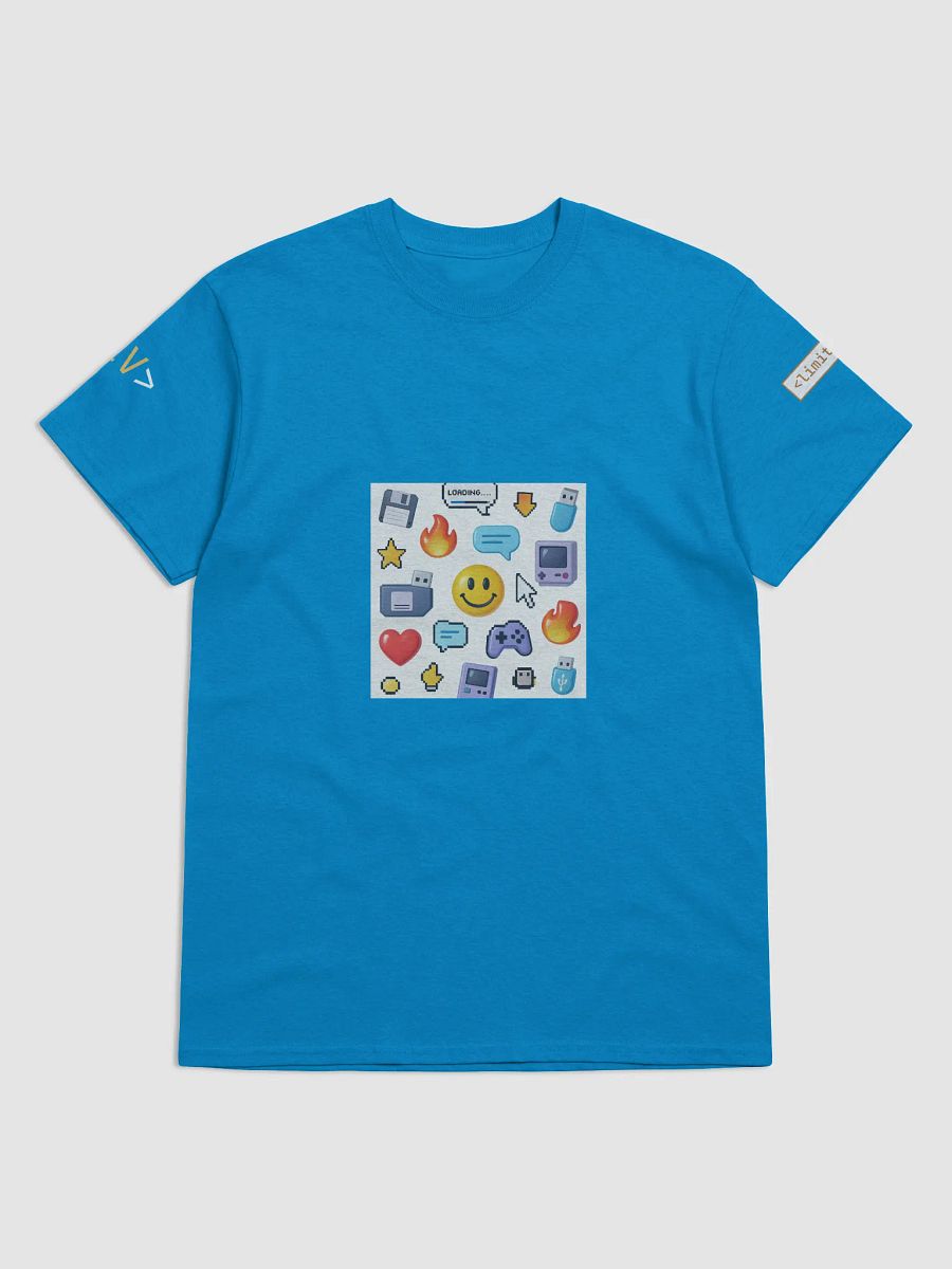 Limitless 90s Floppy Disk Tee | Retro Geek Nostalgia Shirt – Funny Techwear for Developers & Gamers product image (1)