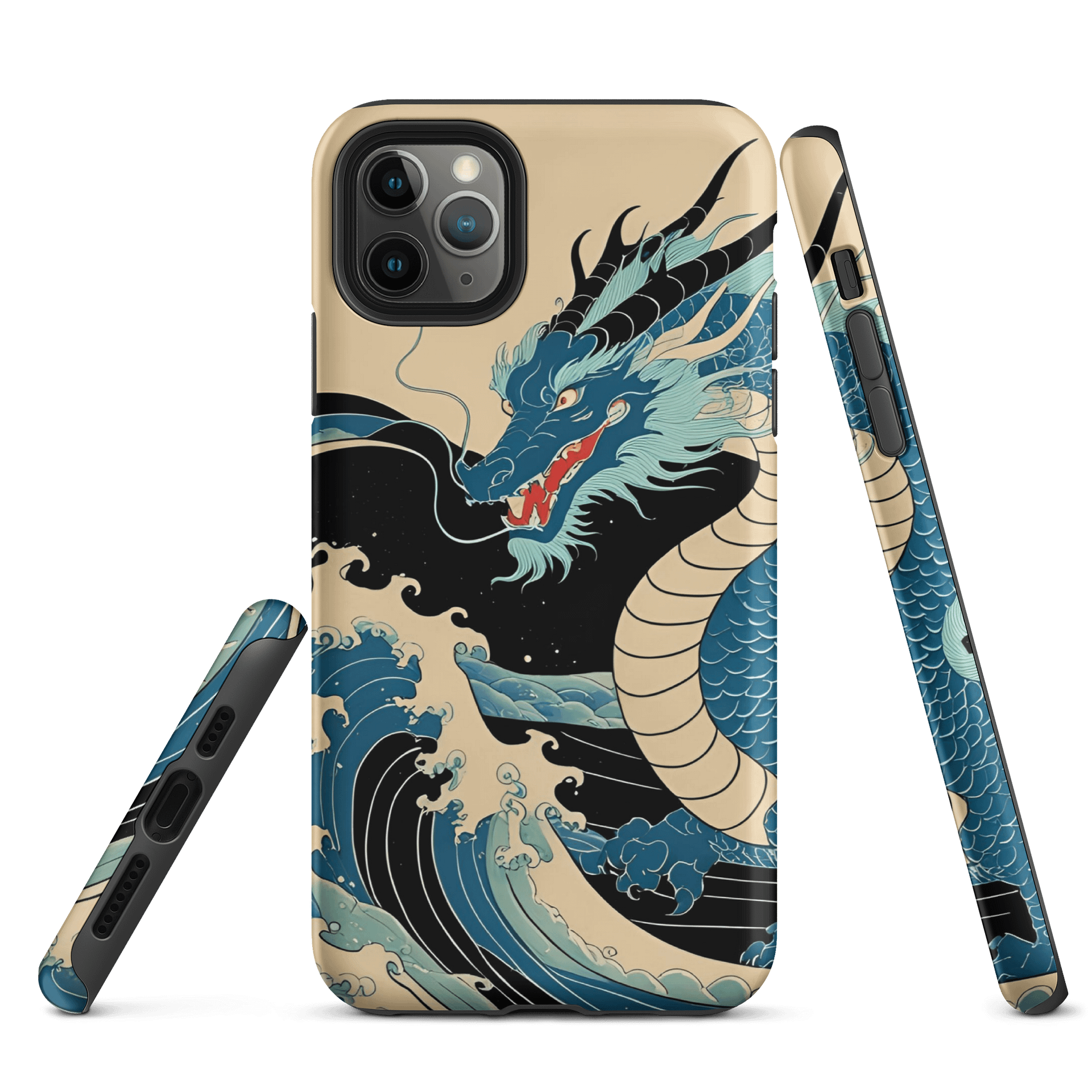 Ryoshin - Urashima Tarō (Teal Dragon), Ancient Ryū Collection, iPhone® Tough Case product image (47)
