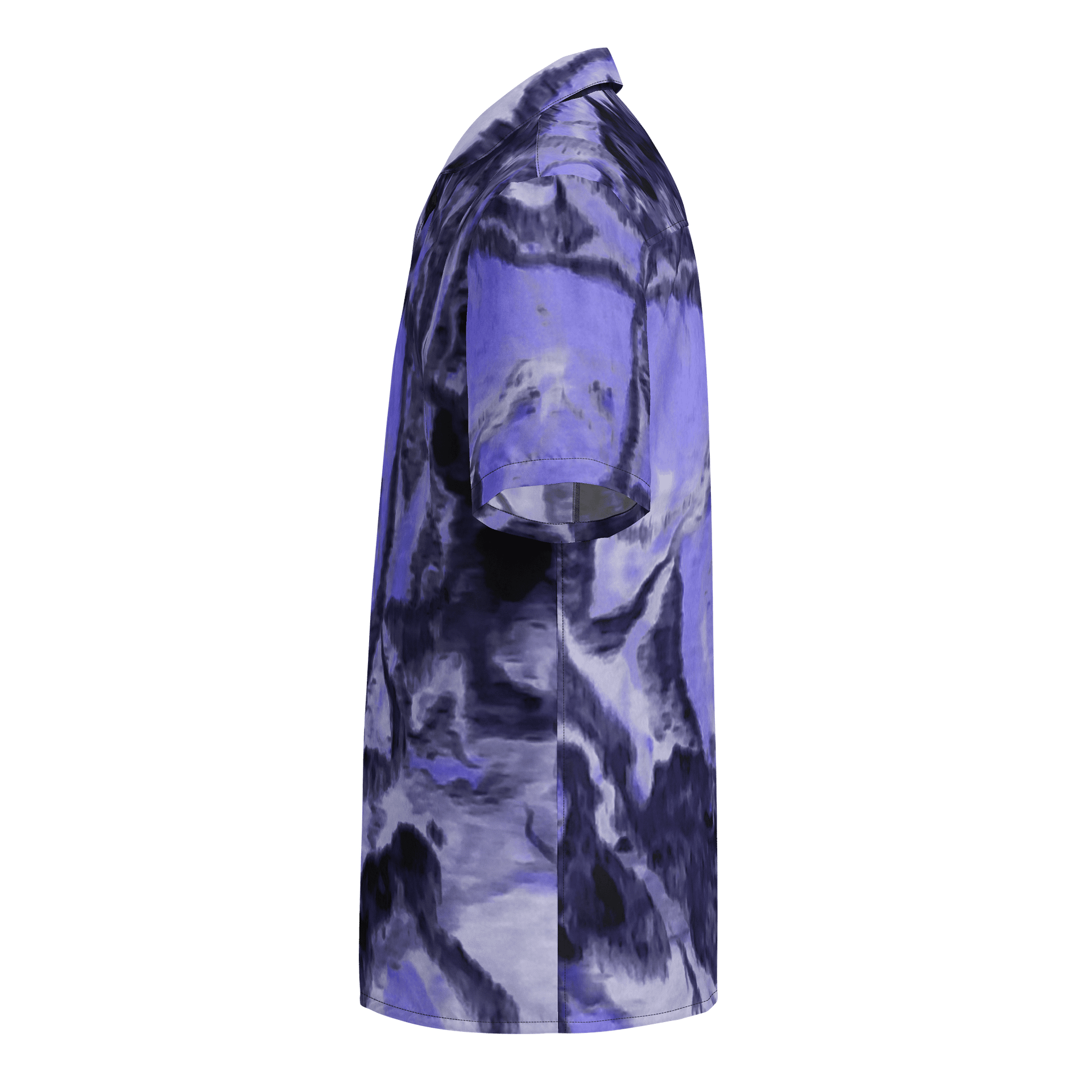 Purple Fluid Art Hawaiian Shirt product image (3)