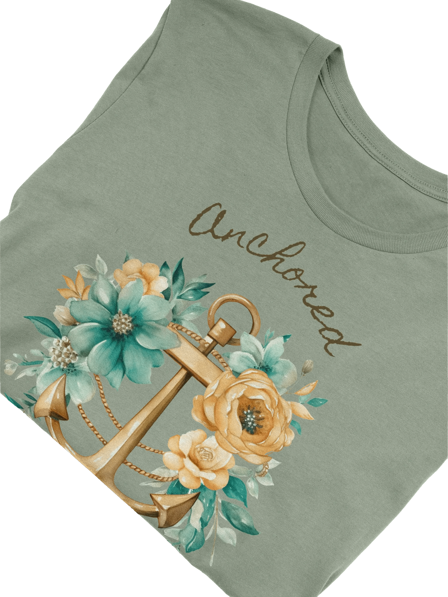 Anchored in Grace T-shirt product image (3)