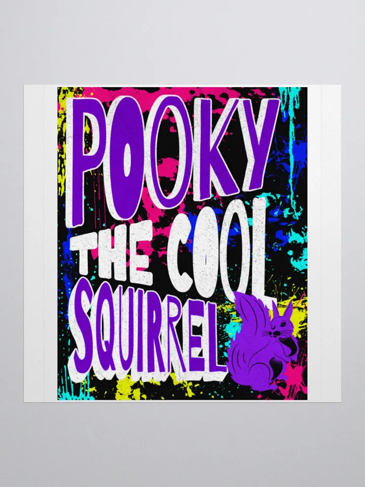 Pooky THE COOL SQUIRRELKiss Cut Stickers product image (2)