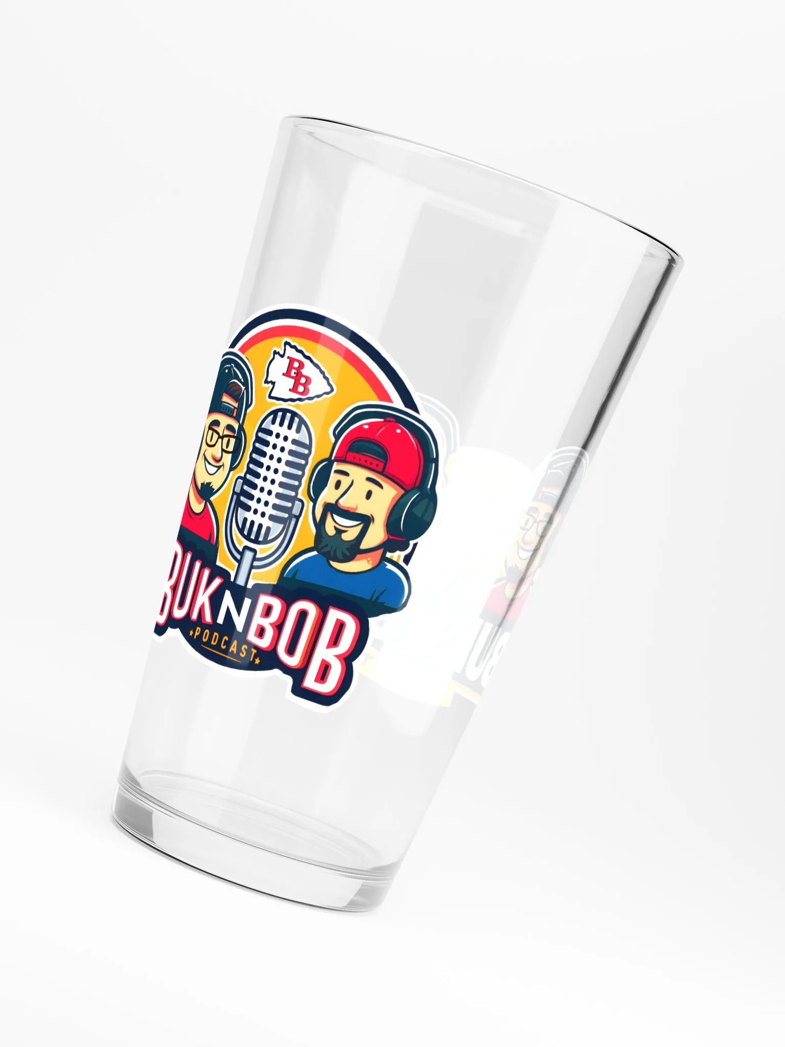 BUK N BOB Podcast Pint Glass Set product image (6)
