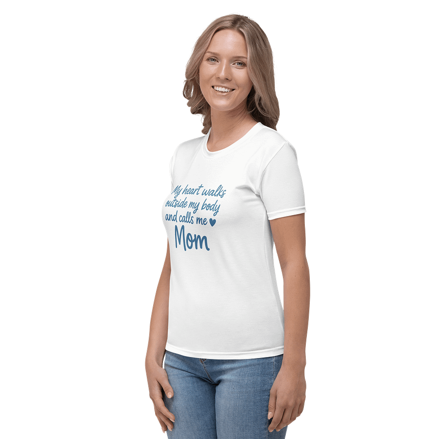 Mom's Heart All-Over Print Tee product image (3)