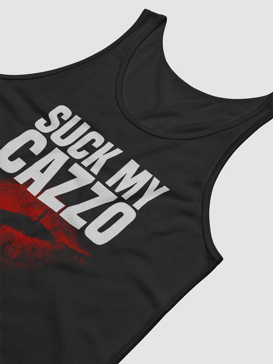 SUCK MY CAZZO tank top black product image (3)