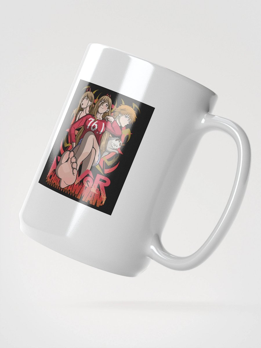 Chainsaw Man Squad White Glossy Mug product image (2)