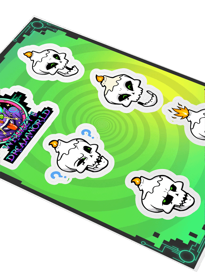 Candlehat Jack Sticker sheet! product image (2)