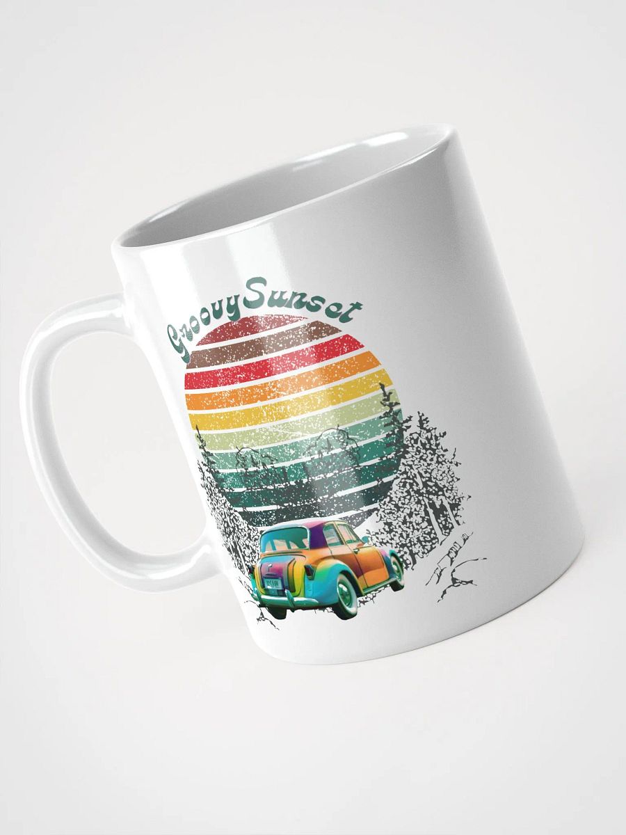 Retro Rainbow Car / Groovy Sunset Mug product image (5)