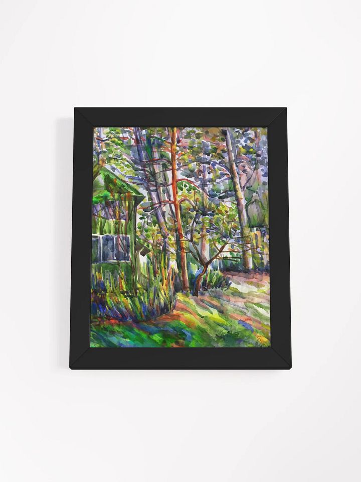 Vibrant Ayous Wood Framed Poster - Summer Hourse product image (5)