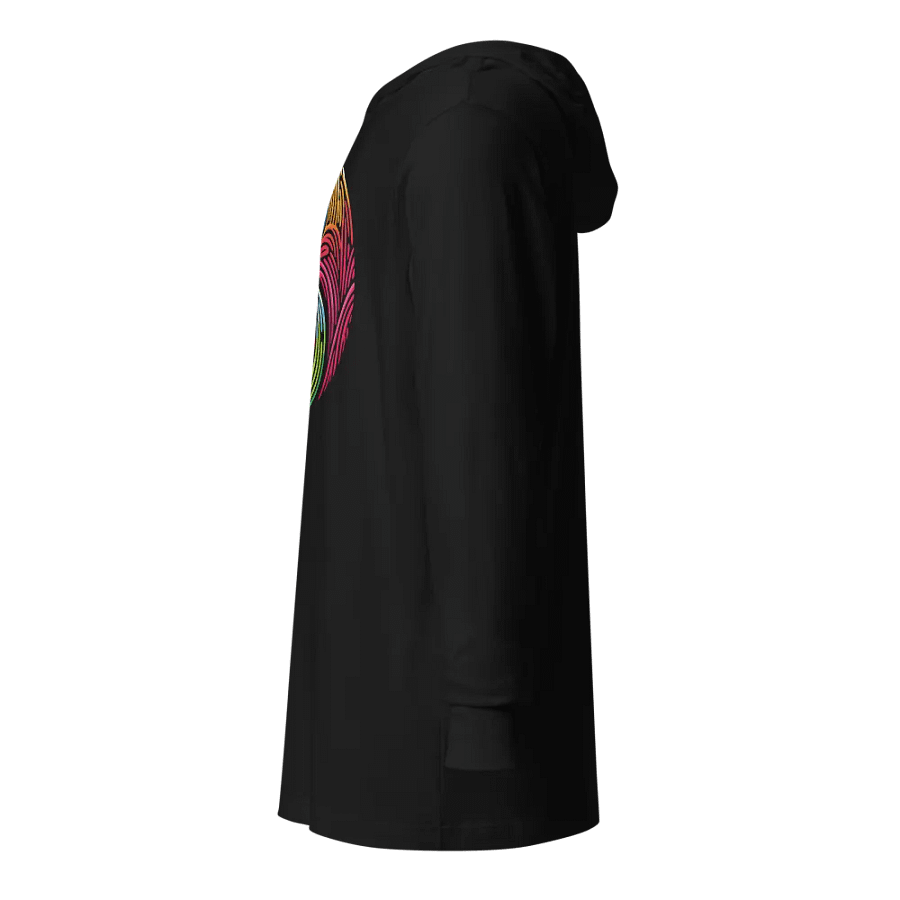 Yin-Yang Swirl Unisex Hooded Tee product image (4)