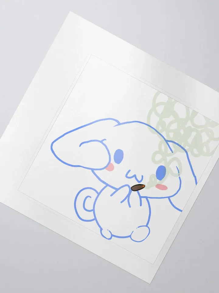 Cinnamoroll Sanrio Smoking Sticker product image (2)