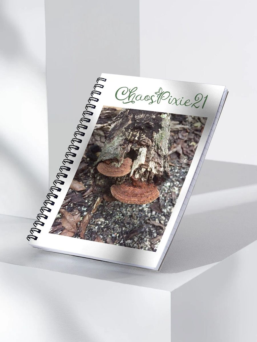 Mushroom tree photo notebook product image (4)