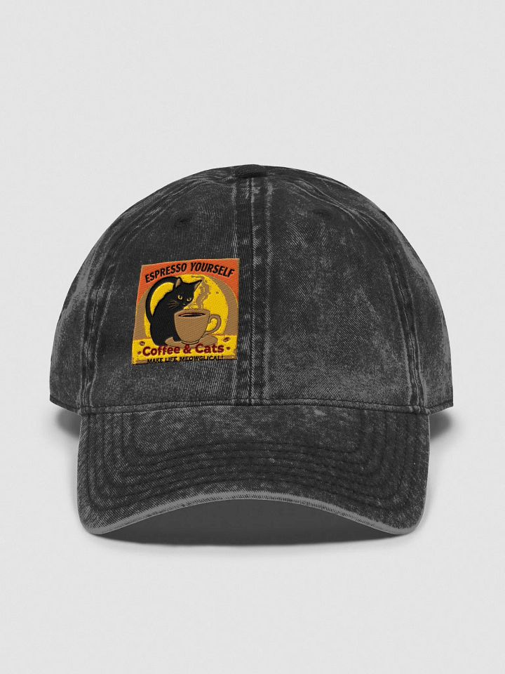 Cats Coffee Meowgical Vintage Dad Hat product image (1)