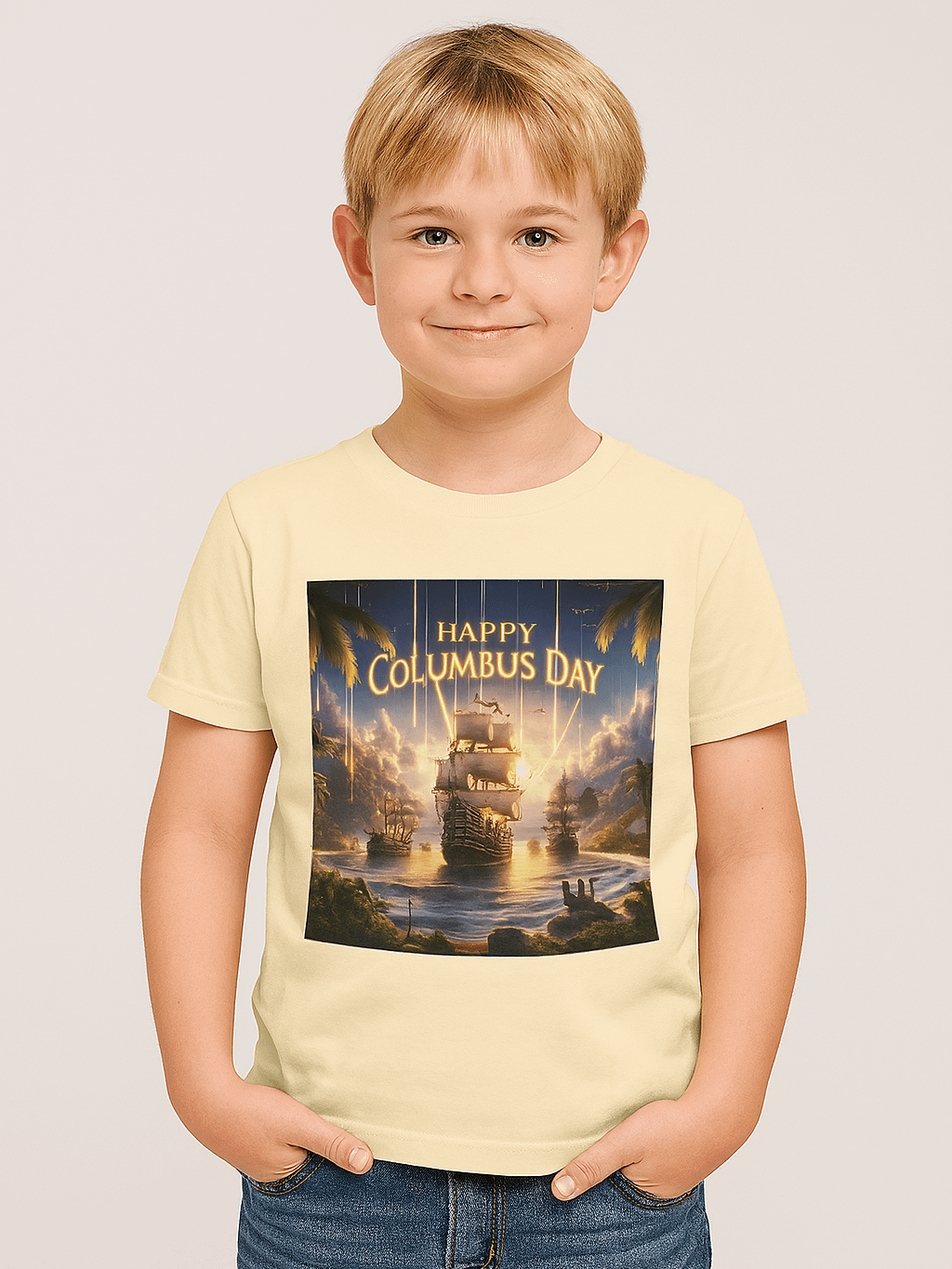 Columbus Day Celebration Youth T-Shirt product image (1)