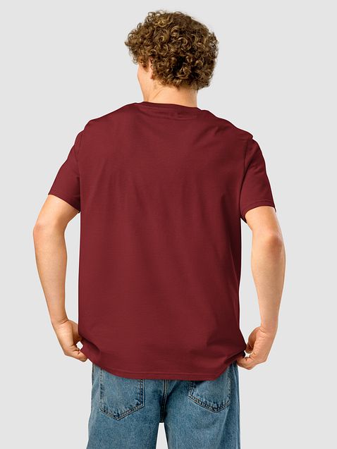 Photo showing Stanley/Stella Unisex Organic Ribbed Neck T-Shirt