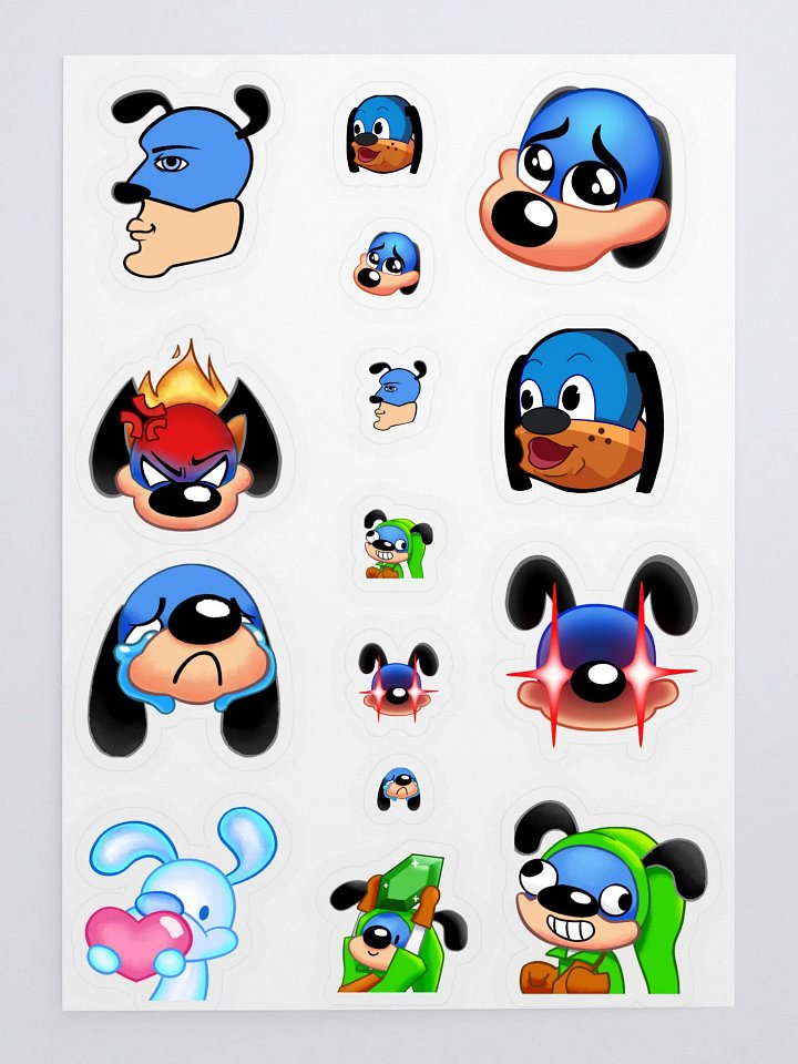 Emotes Sticker Pack product image (1)