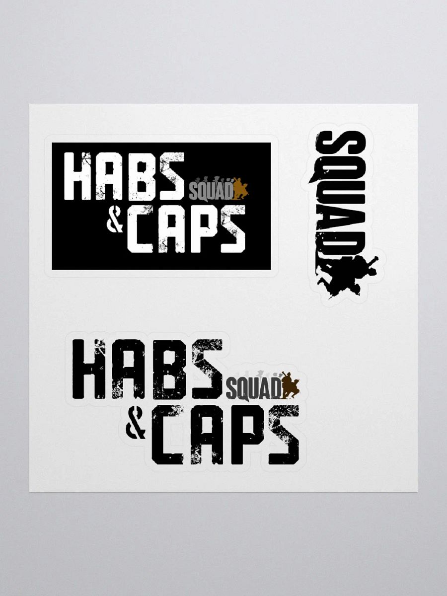 Squad Habs & Caps Sticker Sheet 1 product image (1)
