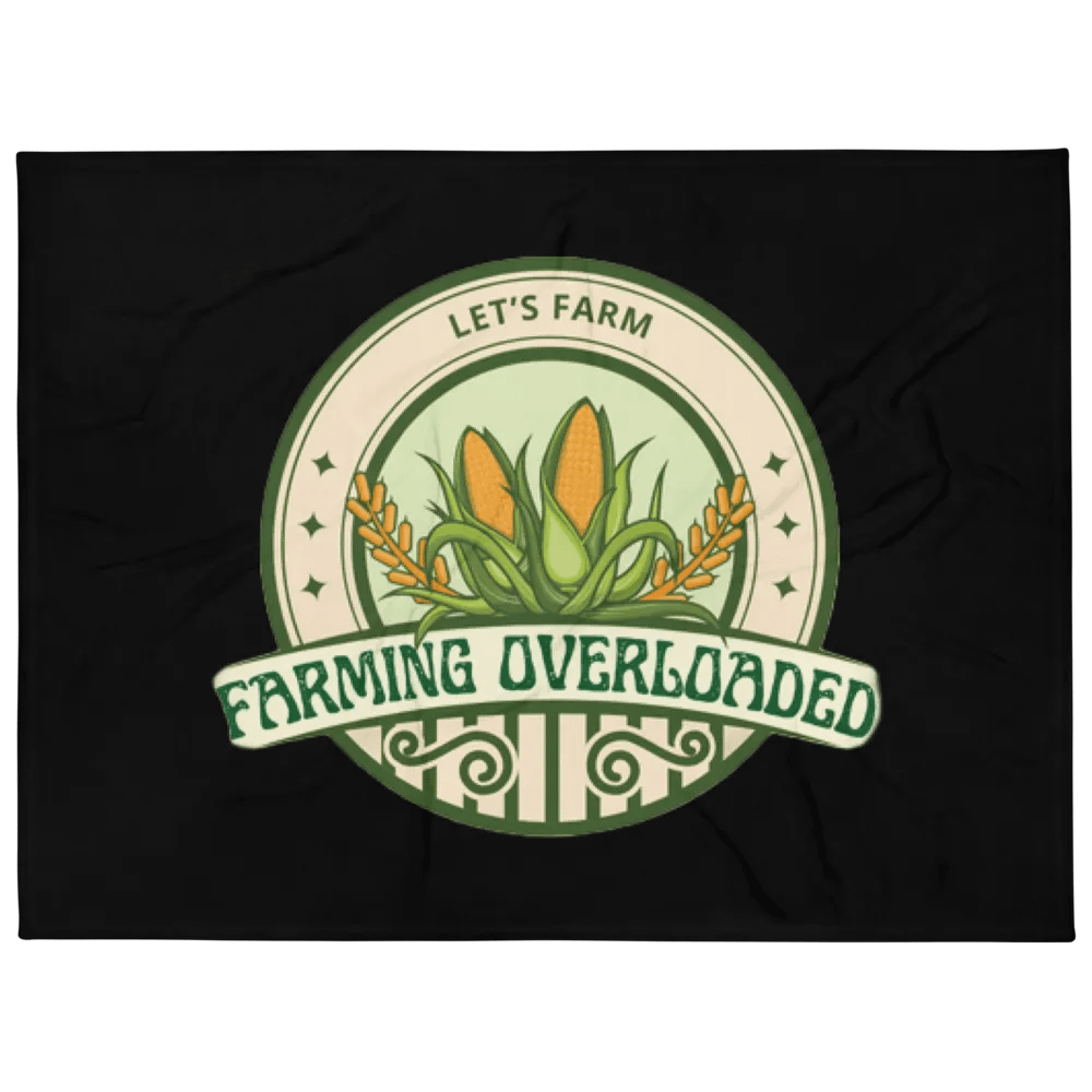Farming Overloaded Throw Blanket product image (1)