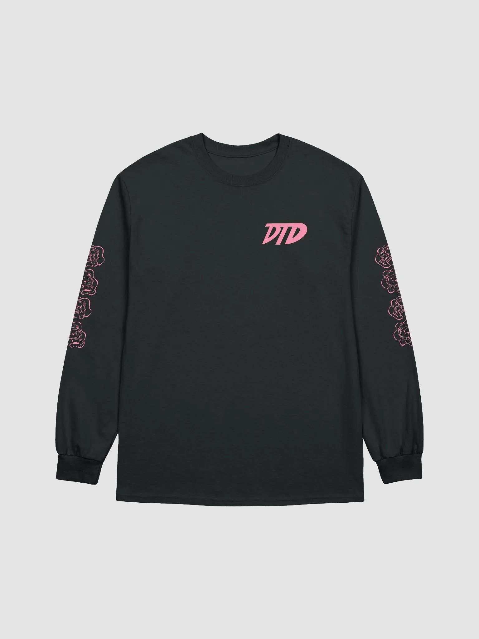 Logo & Sleeves - Long Sleeve - Pink product image (1)