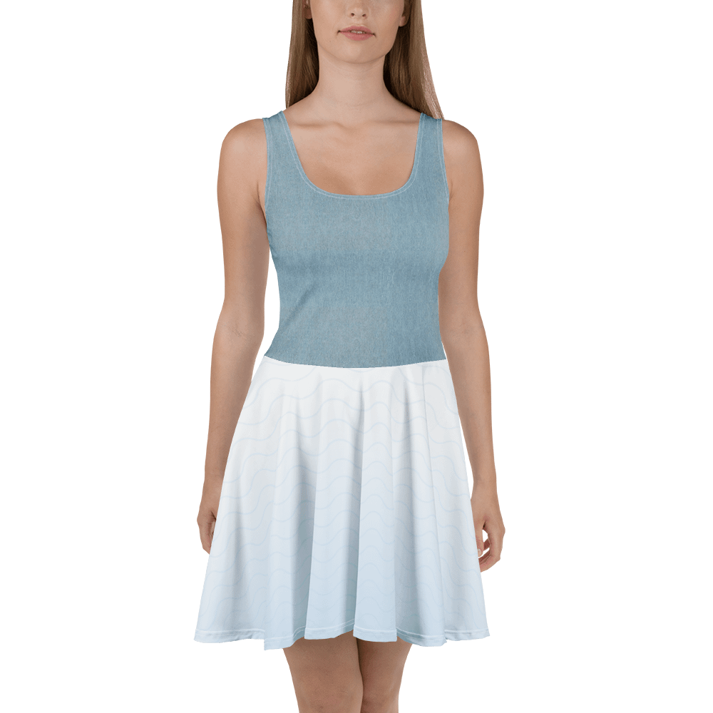 Denim Horizons Fade Skater Dress product image (2)