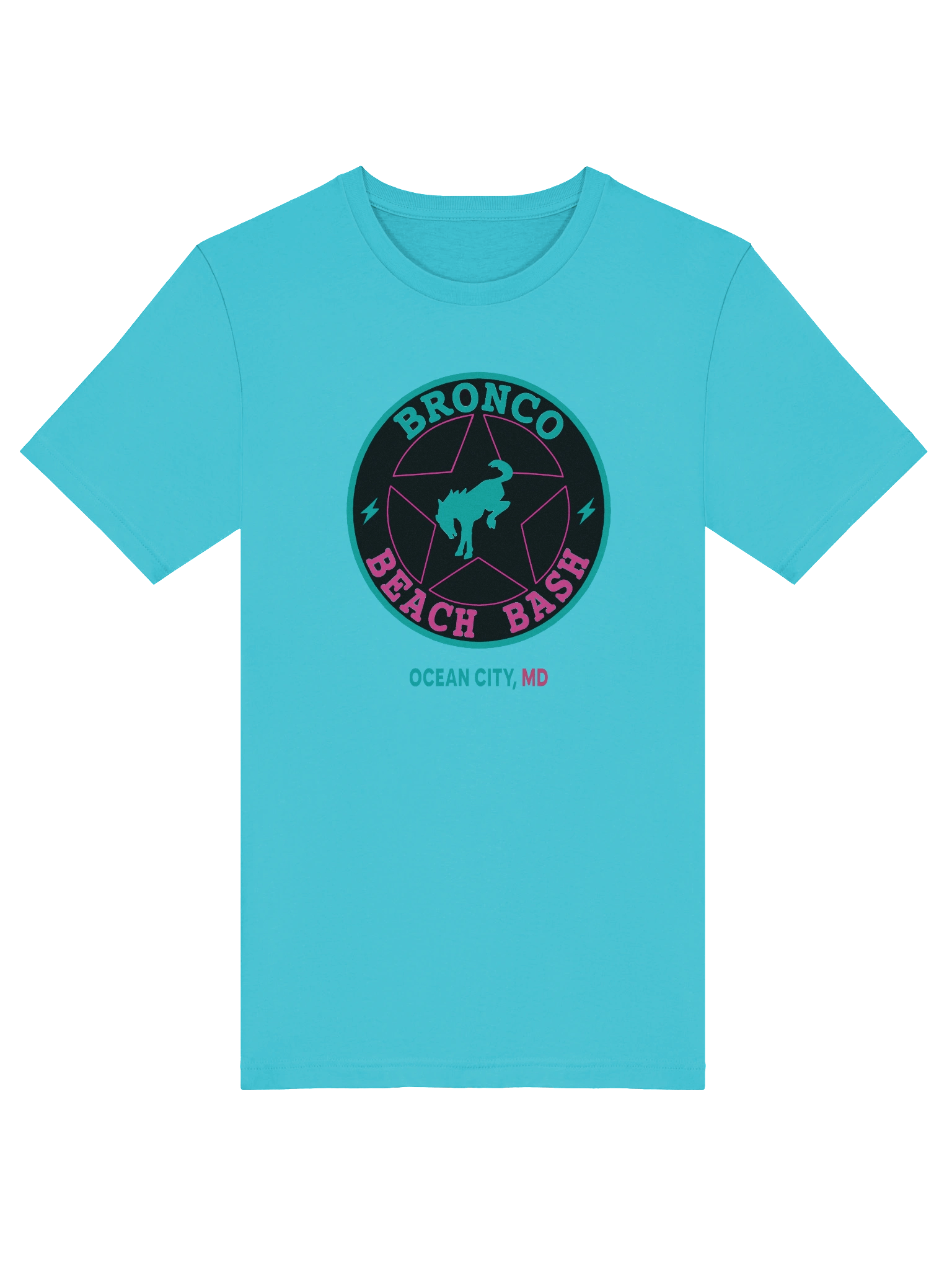 2025 Bronco Beach Bash Ocean City / Destination Bigfoot Bronco Collab | Full Frontal Bella + Canvas Supersoft T-Shirt (Multiple Colors Available) product image (5)