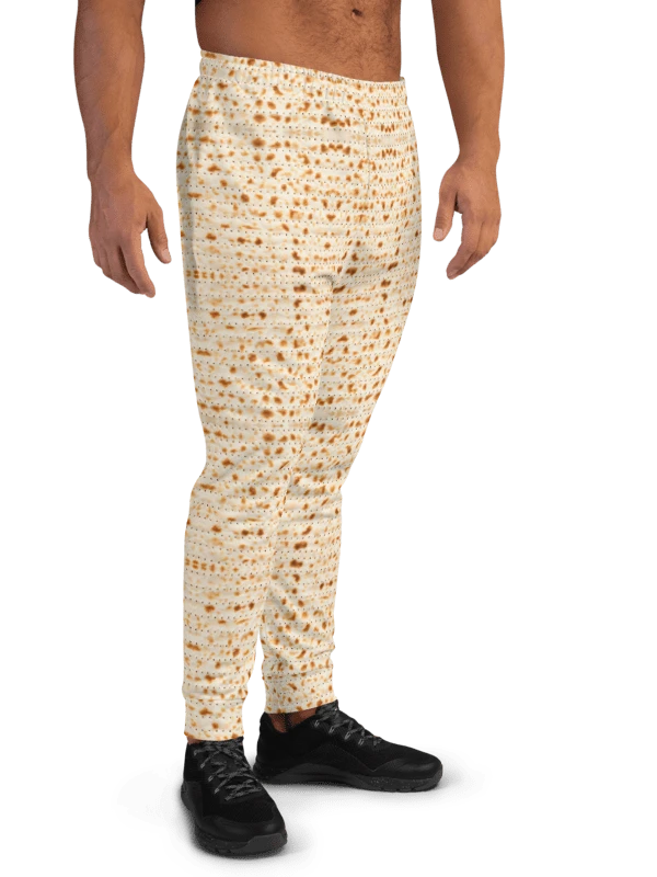 Passover Joggers with Matzah Pattern - Man Fit product image (1)