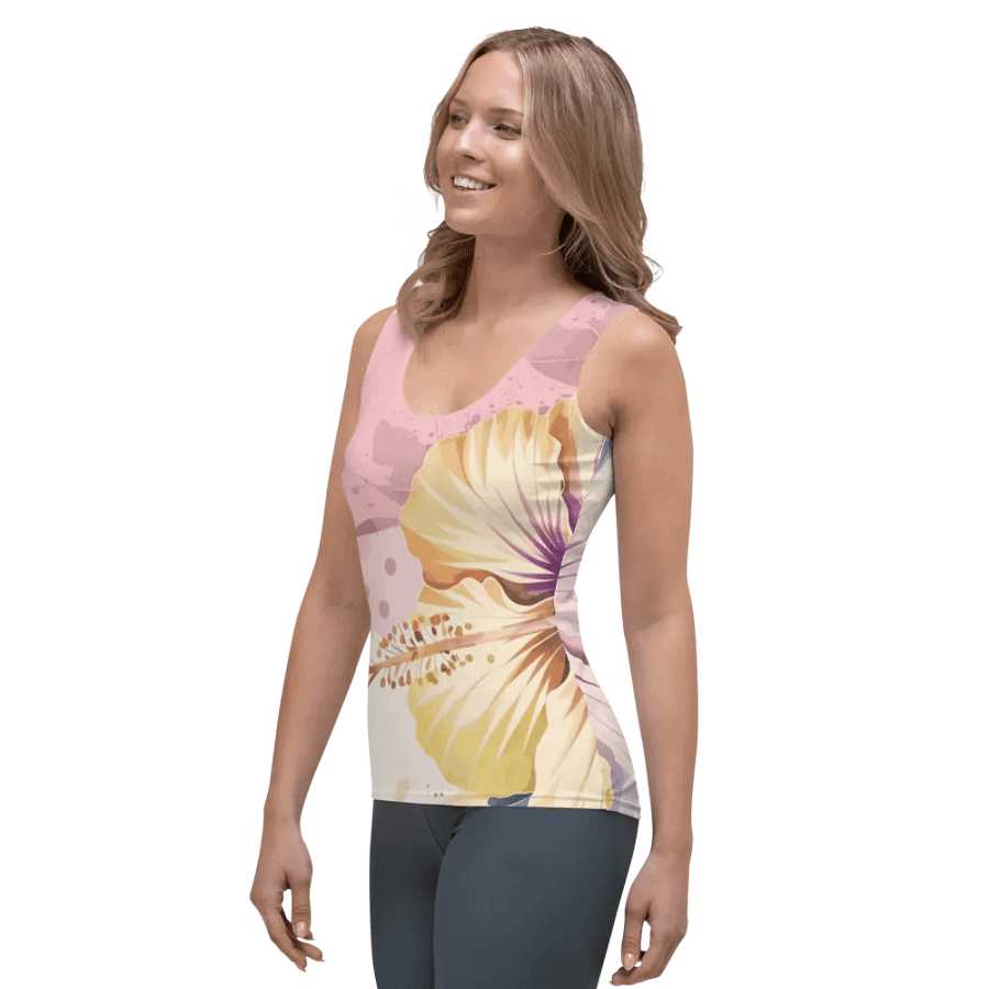 Hibiscus Harmony Women's Tank Top product image (3)