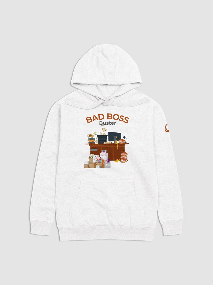 Bad Boss Buster Black Logo Unisex Hoodie product image (4)
