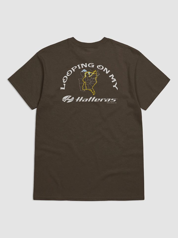 Looping On My Hatteras - T-Shirt - Dark Shirt w/White Logo product image (2)