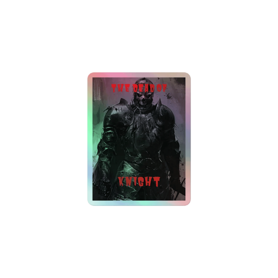 Gothic Knight Holographic Sticker Set product image (1)