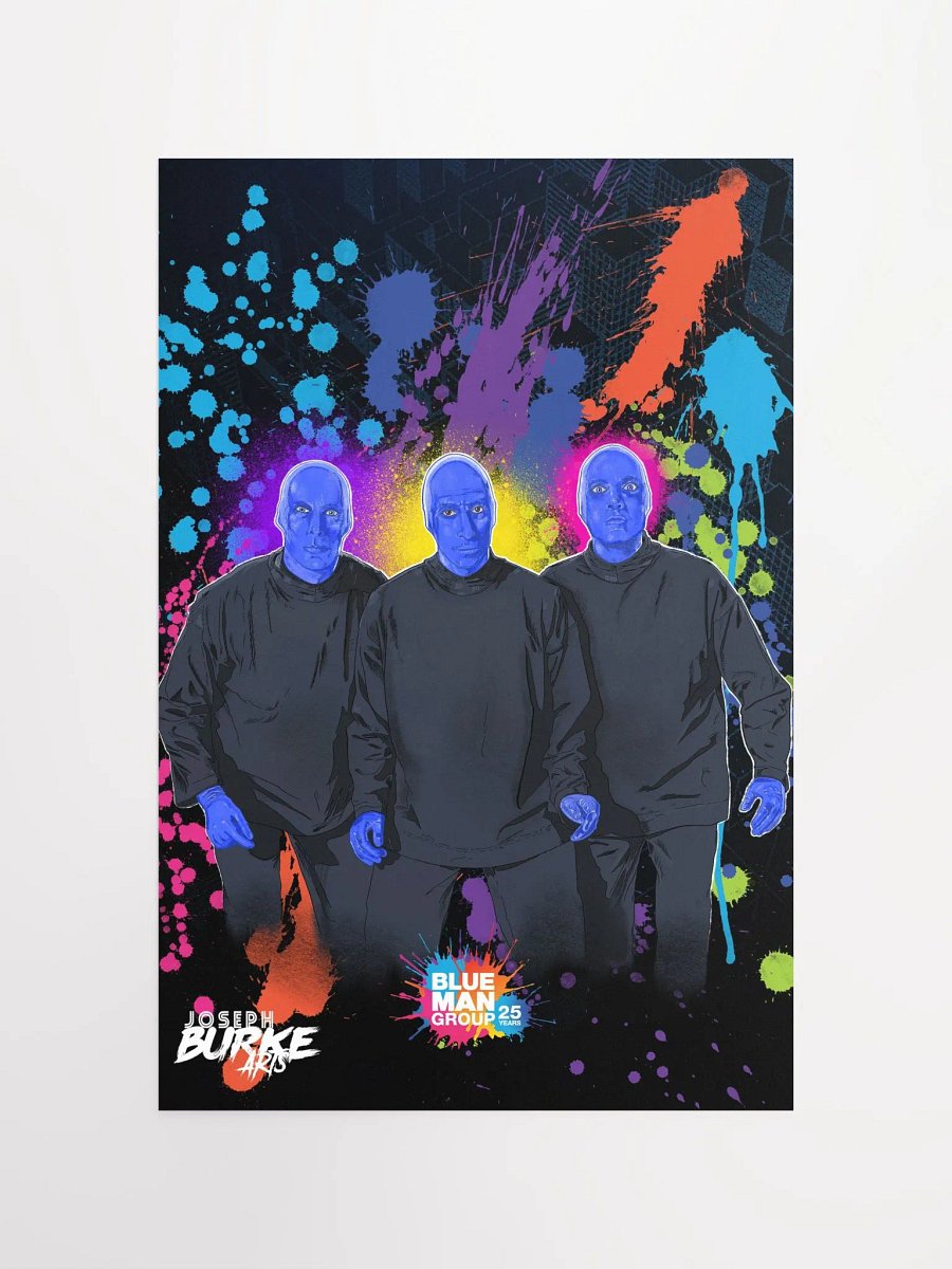Blue Man Group's 25th Anniversary 12x18 Fine Art Print product image (4)