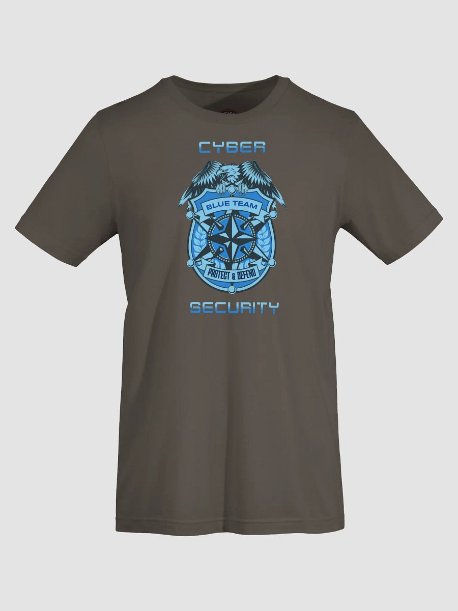Cyber Security Blue Team Protect & Defend Eagle - Bella+Canvas Unisex T-Shirt (Super Soft Classic Fit) - Front Print product image (7)
