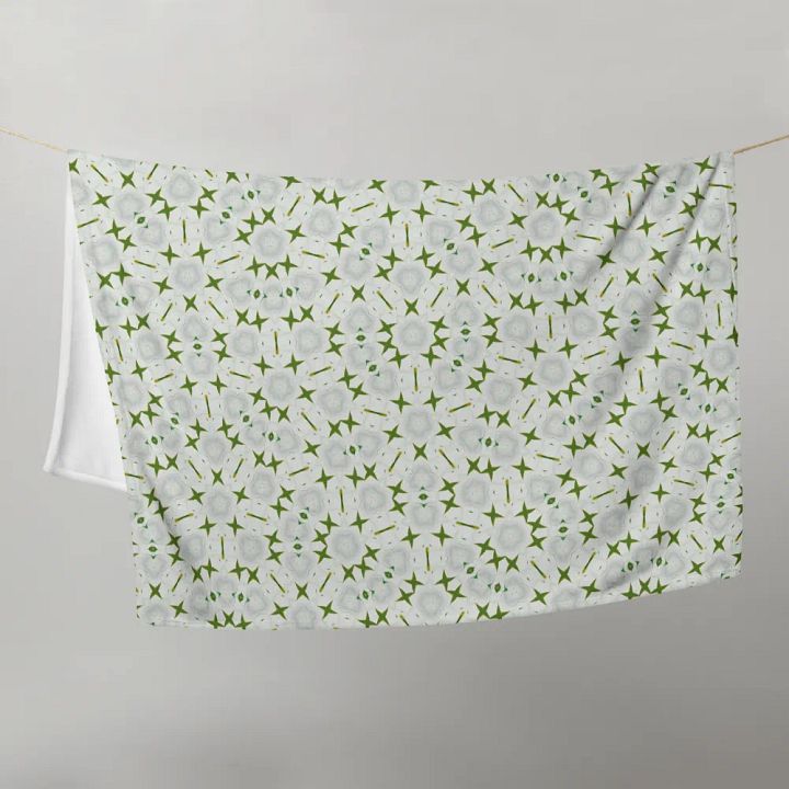 Geometric Star Pattern Throw Blanket product image (2)