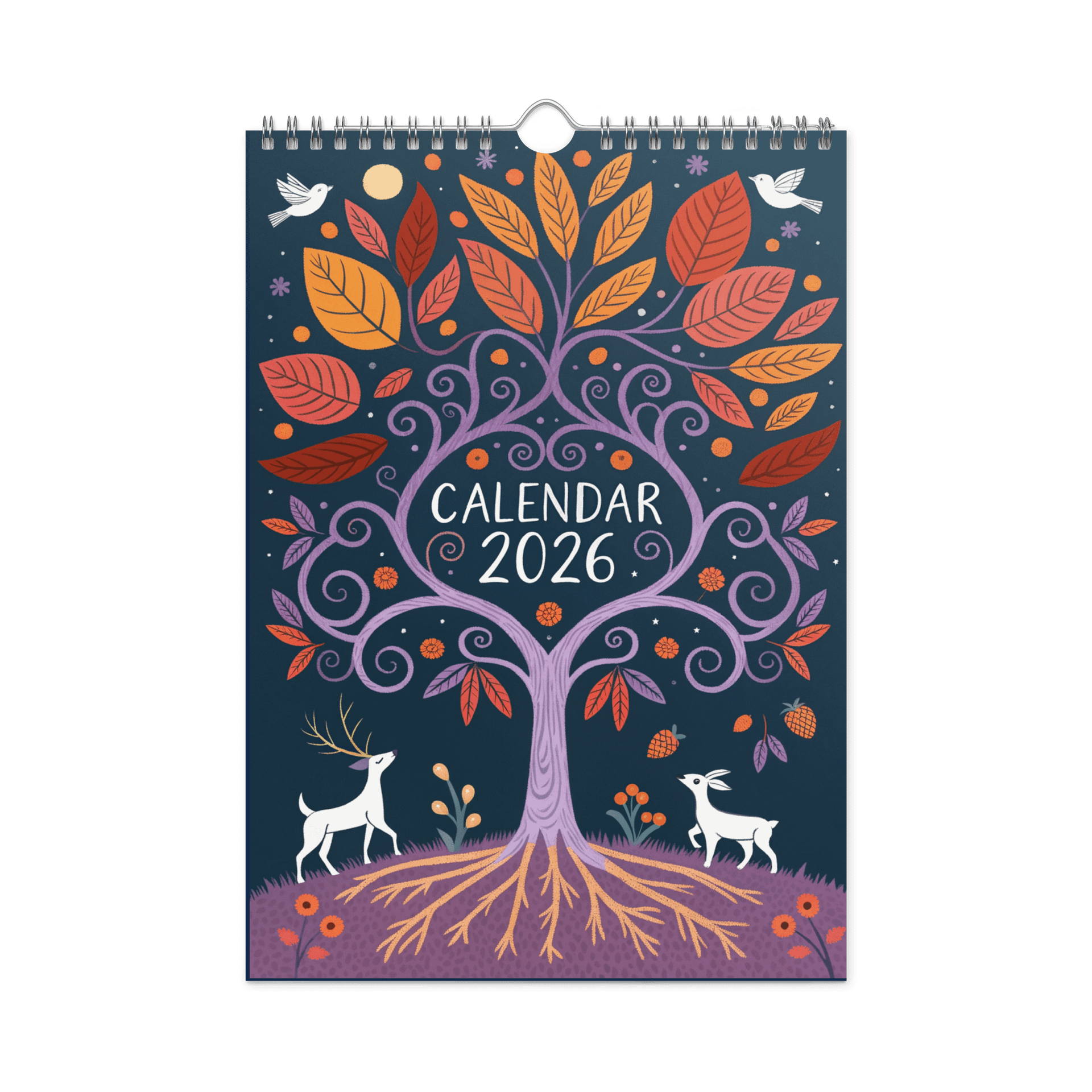 FOLK ART WALL CALENDAR 2026 product image (3)