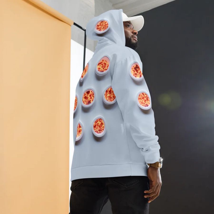Energy of 3D Magma (unisex hoodie) product image (2)
