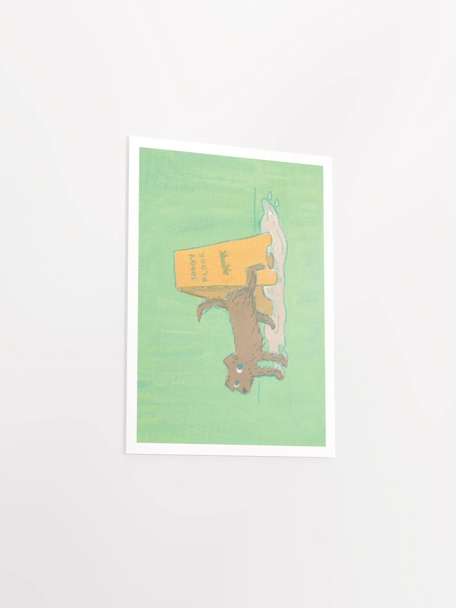 Soggy Dog Art Print product image (4)