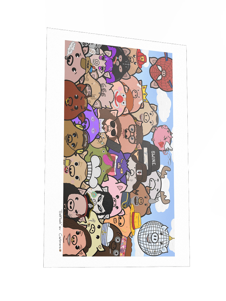 SATFLÄSK w/ BG - PAINTING product image (2)