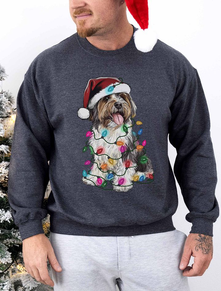 Funny Tibetan Terrier Christmas Sweatshirt product image (1)