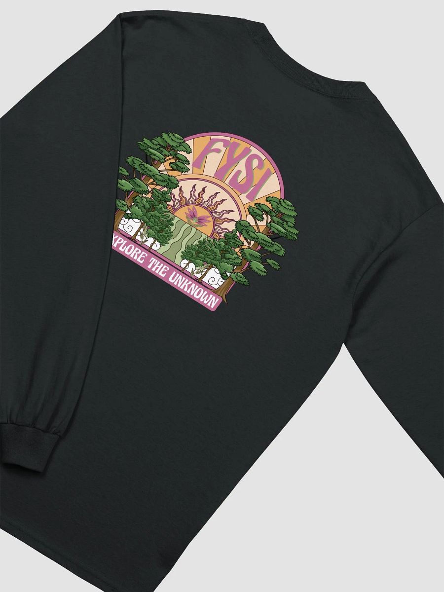 Emerging Sun long sleeve cotton t-shirt product image (4)
